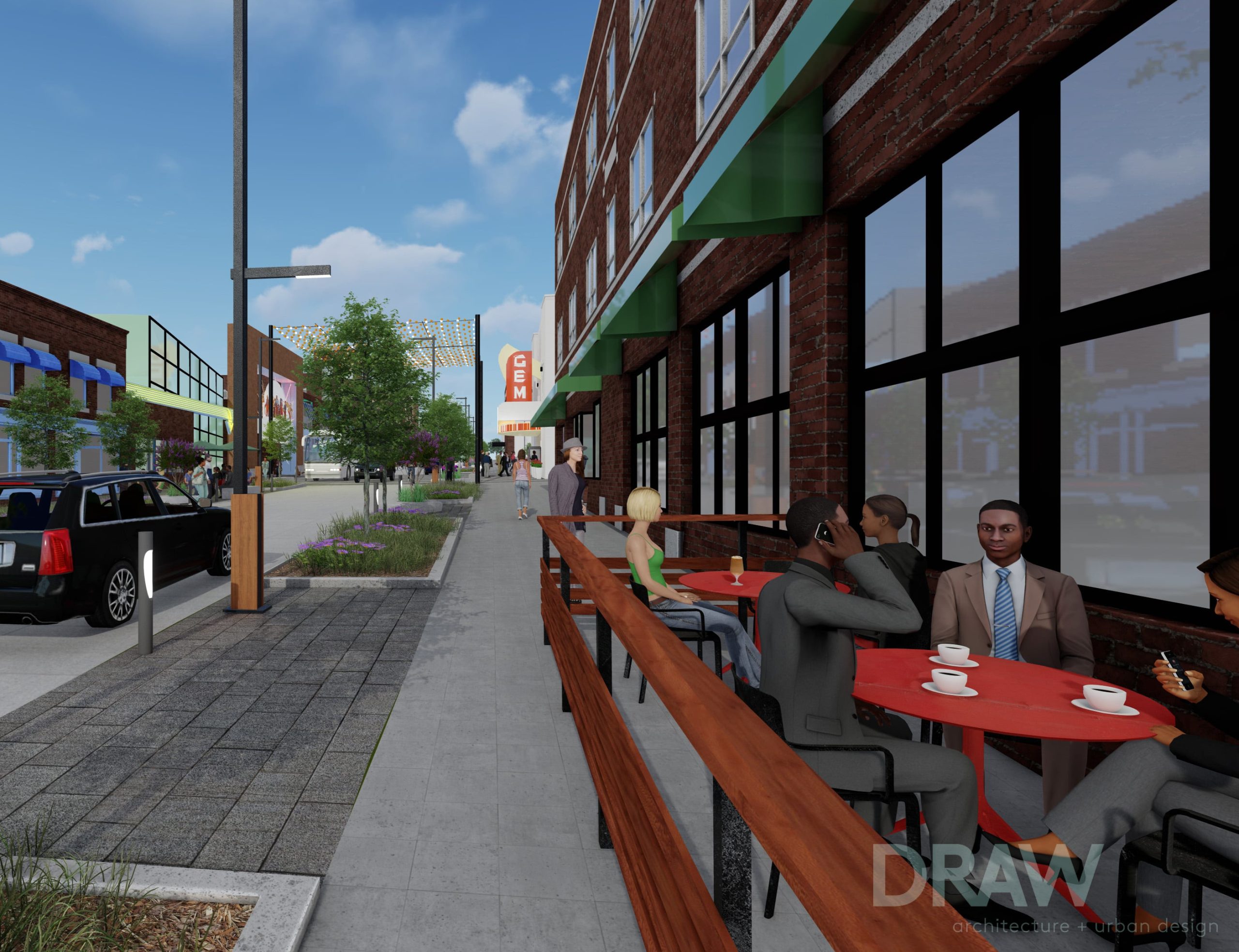 T&B Lincoln Cafe Rendering